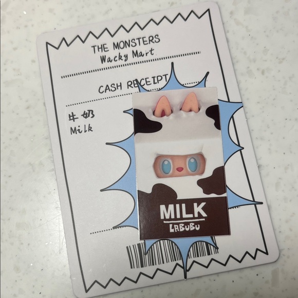 Labubu Milk whacky Monster  Labubu revealed and unopened 💯 Authentic - Picture 1 of 8